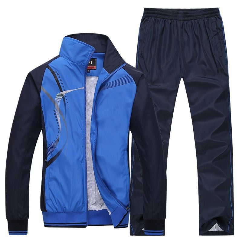 Tenue Sport Couple Mixte - Survêtement Rayures Printemps-Automne 710g - Camp de Base Farzen+