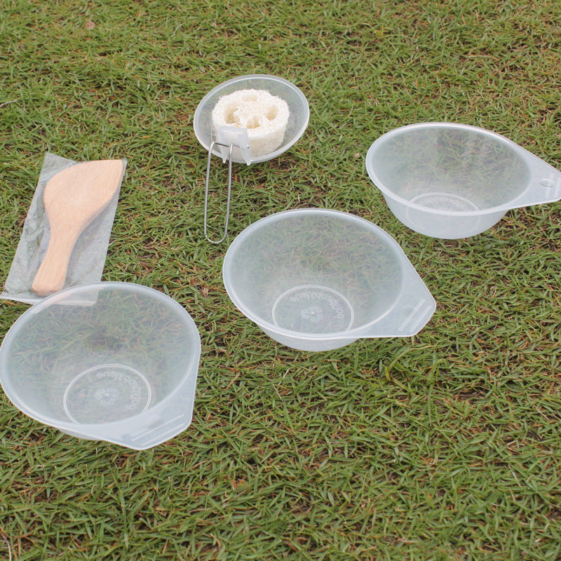 Juego de utensilios de cocina para acampar de aluminio anodizado de 8 piezas: juego completo para 2-3 personas