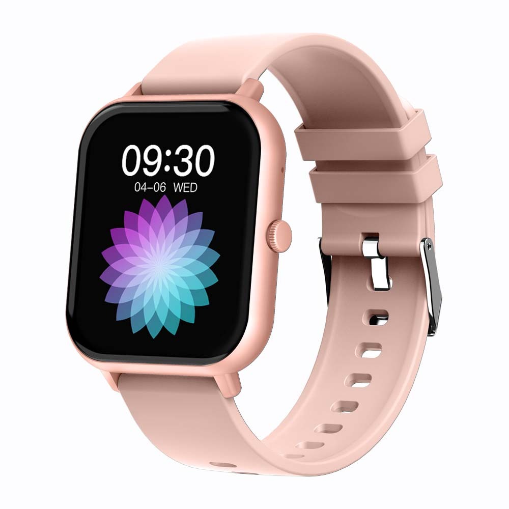 Montre Connectée Carrée Femme - Bluetooth Fitness Étanche - Camp de Base Farzen+