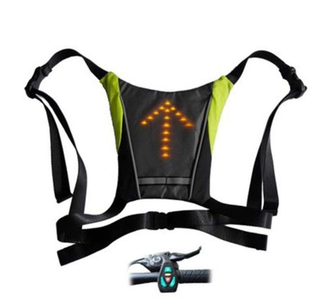 Gilet Signalisation LED Cyclisme - Haute Visibilité Nuit