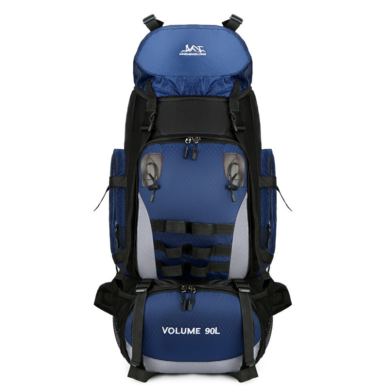 Sac à dos de randonnée grande capacité 90 L, imperméable et résistant, avec matelassage en coton - Camp de Base Farzen+