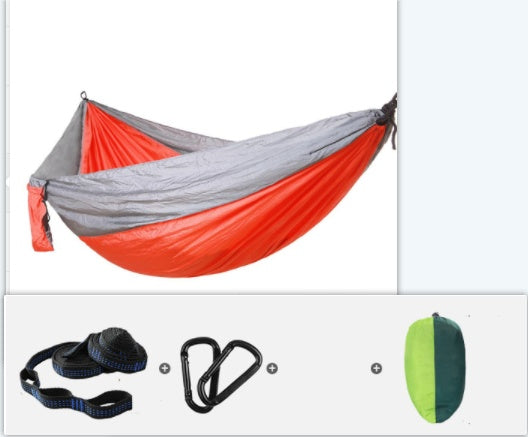 Hamac Double Randonnée Nylon Parachute - 2 Personnes Ultra-Léger 600g - Camp de Base Farzen+