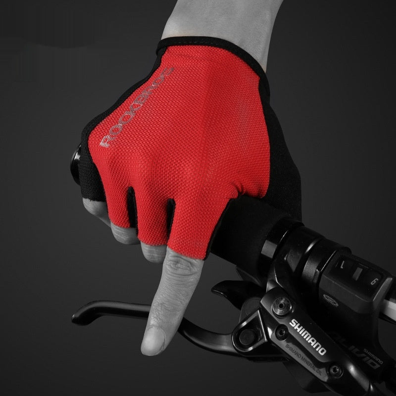 Gants Cyclisme Demi-Doigts Mixte - Antidérapants Sport
