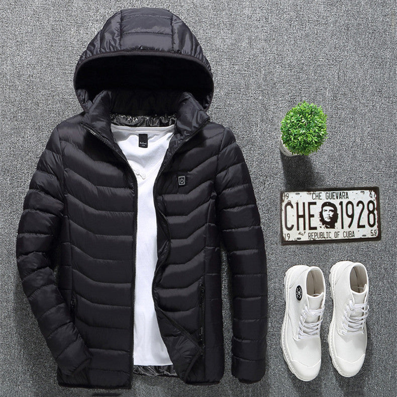 Chaqueta térmica de invierno para hombre con USB - Algodón térmico