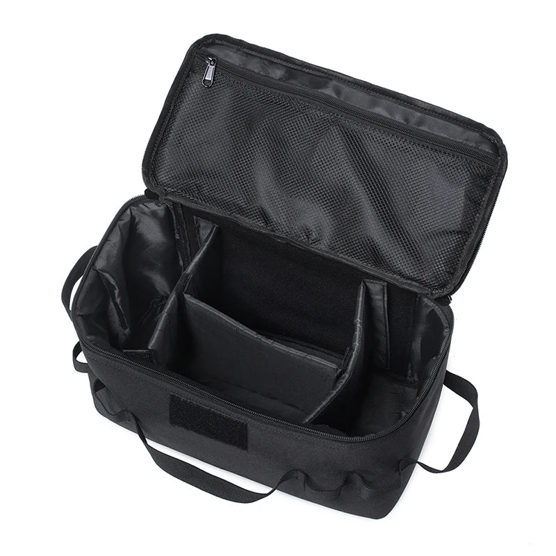 Bolsa de almacenamiento para acampar al aire libre, gran capacidad, para estufa de gas, bote, olla, bolsa de transporte, bolsa de picnic, organizador de utensilios de cocina