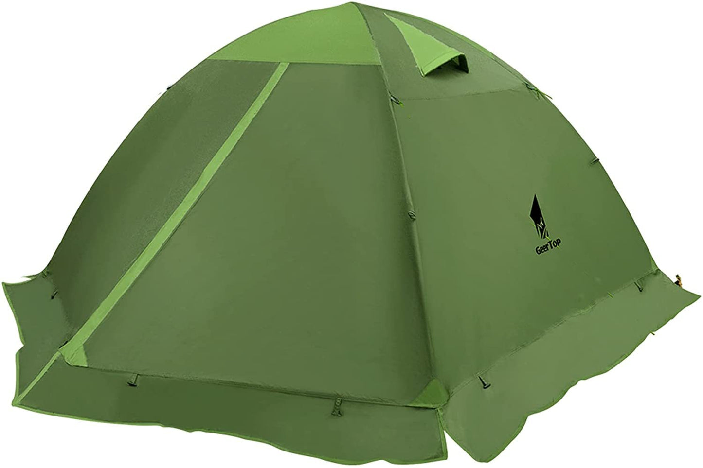 Tienda de campaña de doble pared para 2 personas: fácil de montar e impermeable hasta 3000 mm