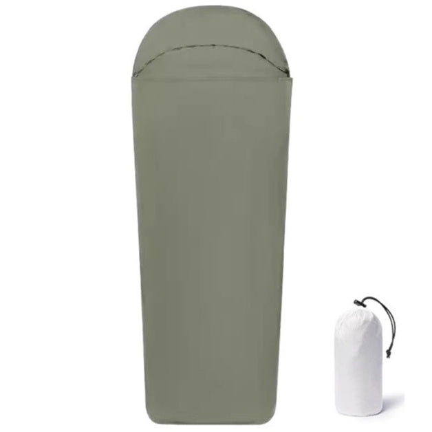 Sac de Couchage Voyage Ultra-Léger - Nylon Momie Compact 158g - Camp de Base Farzen+