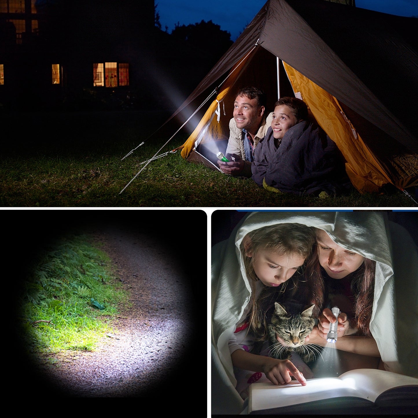 Mini Porte-Clés LED Urgence - Lampe Torche Aluminium Ultra-Légère