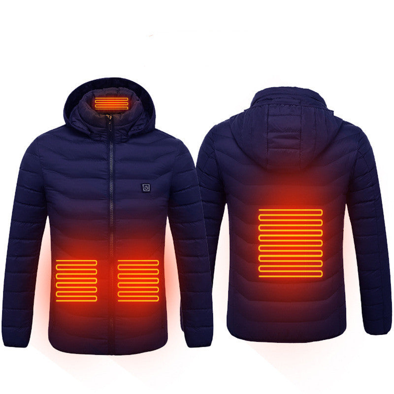 Chaqueta térmica de invierno para hombre con USB - Algodón térmico