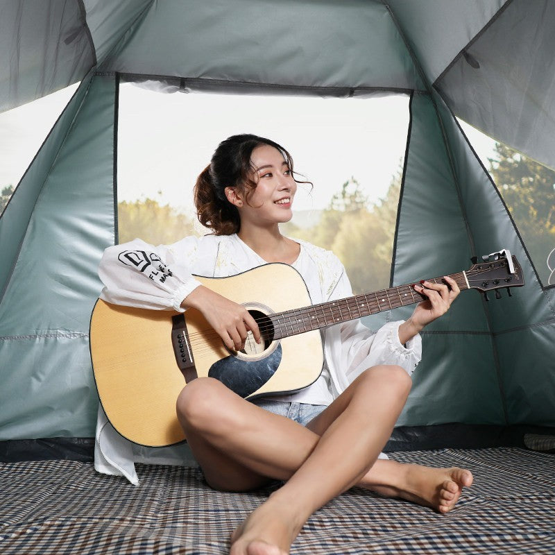 Tente Camping Automatique - Fibre Verre 2-3 Personnes 200x150x130cm