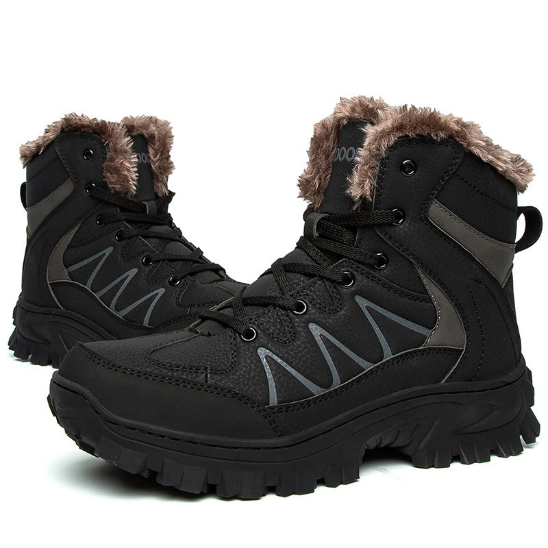 Chaussures Montantes Coton Homme Grande Taille Chaudes Hiver 1363g - Camp de Base Farzen+