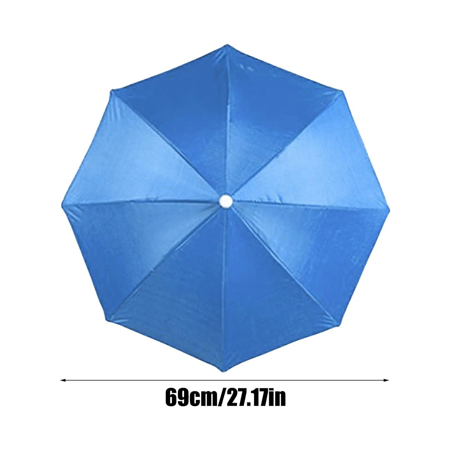 Chapeau Parapluie Mains Libres - Protection UV Réglable 69cm - Camp de Base Farzen+