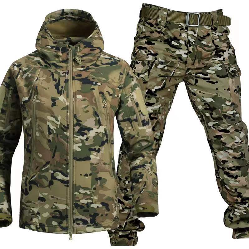 Tenue Camouflage Forces Spéciales - Entraînement Militaire Outdoor 1700g - Camp de Base Farzen+