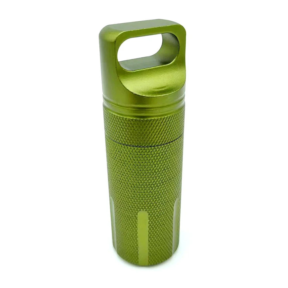 Capsule Survie Étanche - Conteneur Médicaments Outdoor - Camp de Base Farzen+