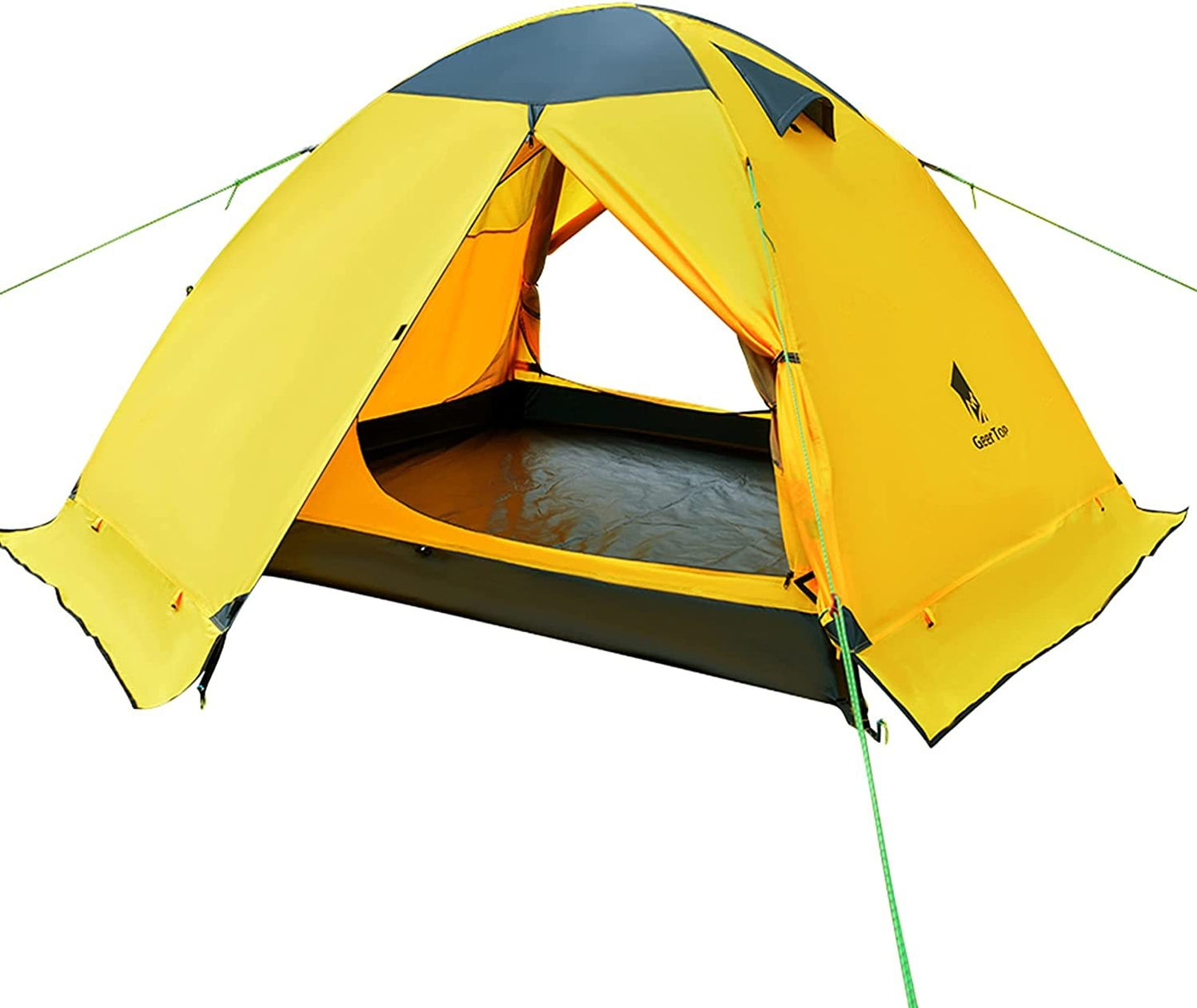 Tienda de campaña de doble pared para 2 personas: fácil de montar e impermeable hasta 3000 mm