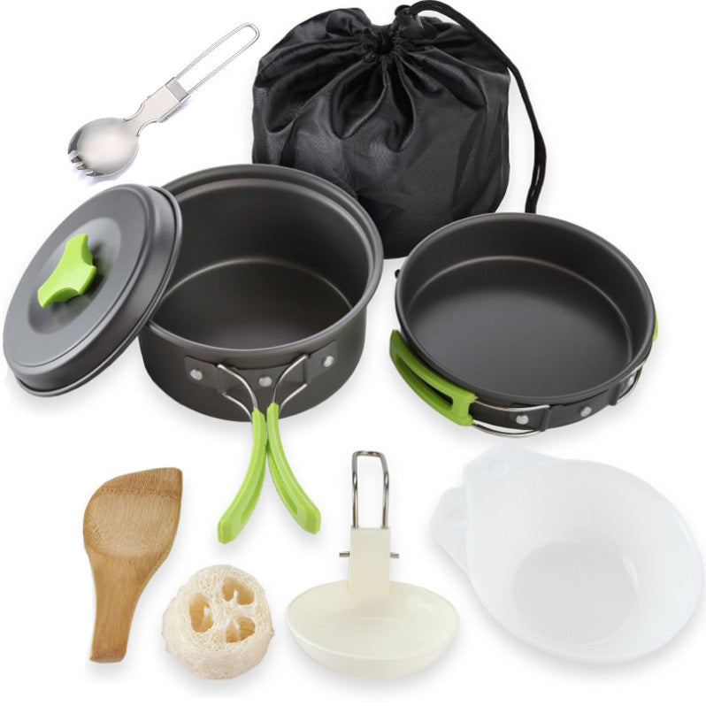 Batterie Cuisine Outdoor Duo Kit Camping 1-2 Personnes - Camp de Base Farzen+