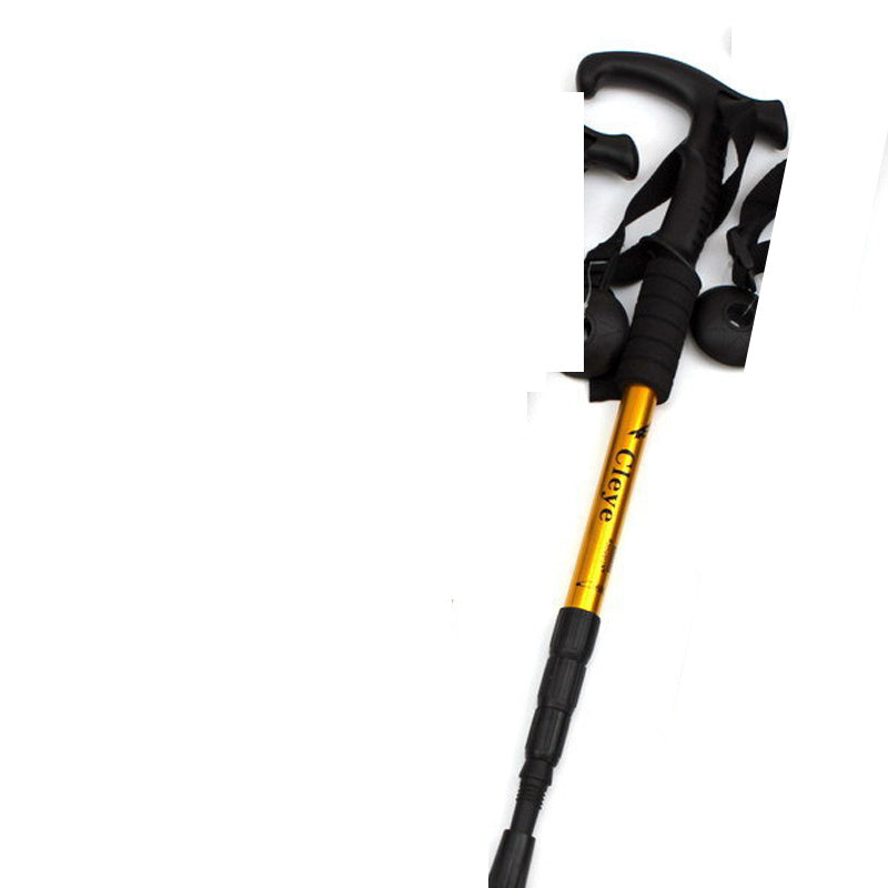 Bâton Randonnée Aluminium Poignée T Anti-Choc - 370g - Camp de Base Farzen+