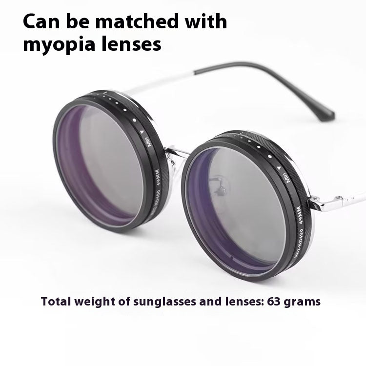 Lunettes Polarisées 9 Niveaux UV Réglables - Protection Pro