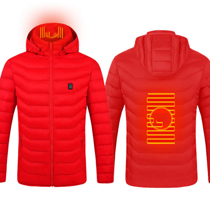 Chaqueta térmica de invierno para hombre con USB - Algodón térmico