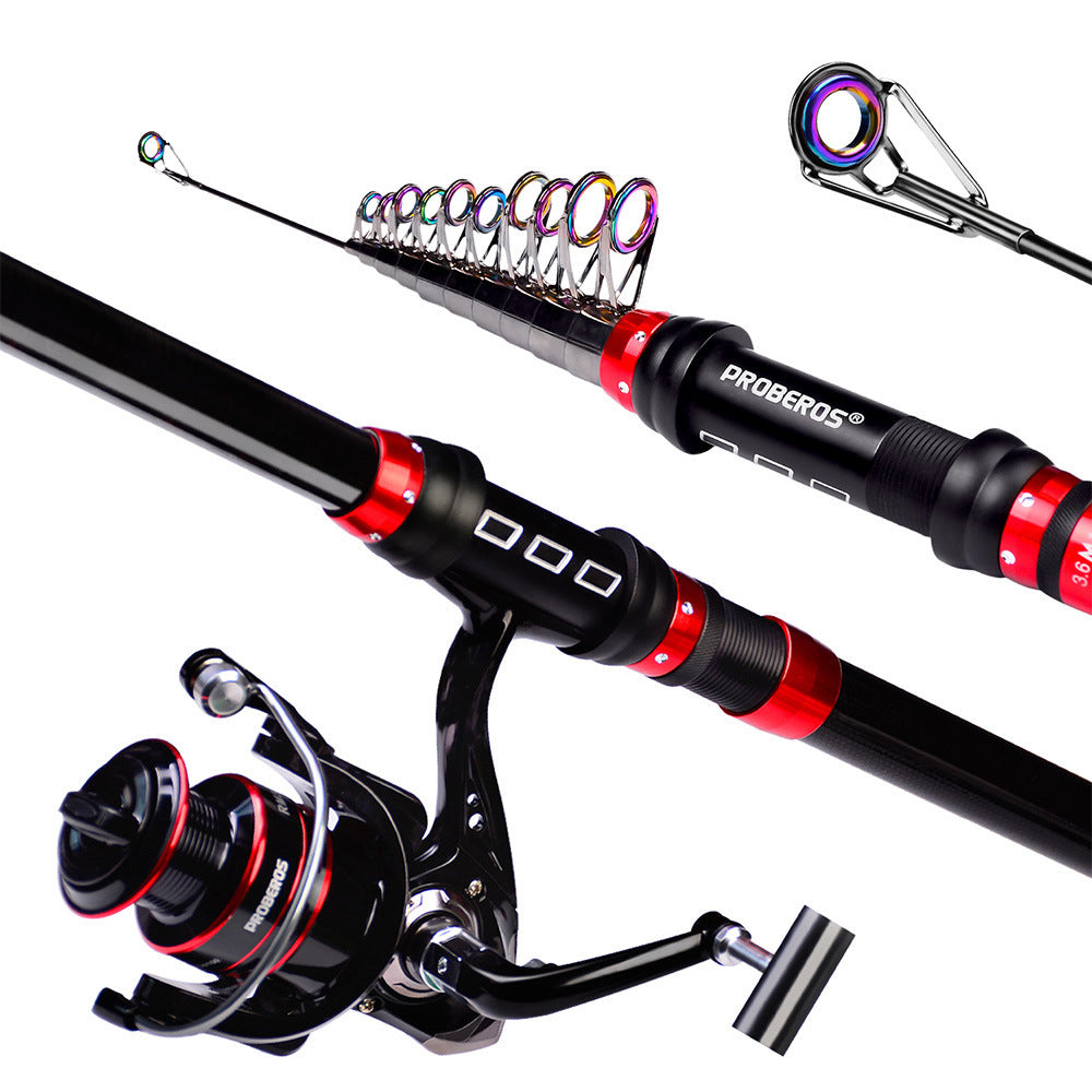 Kit completo de pesca con caña y carrete: para principiantes y expertos
