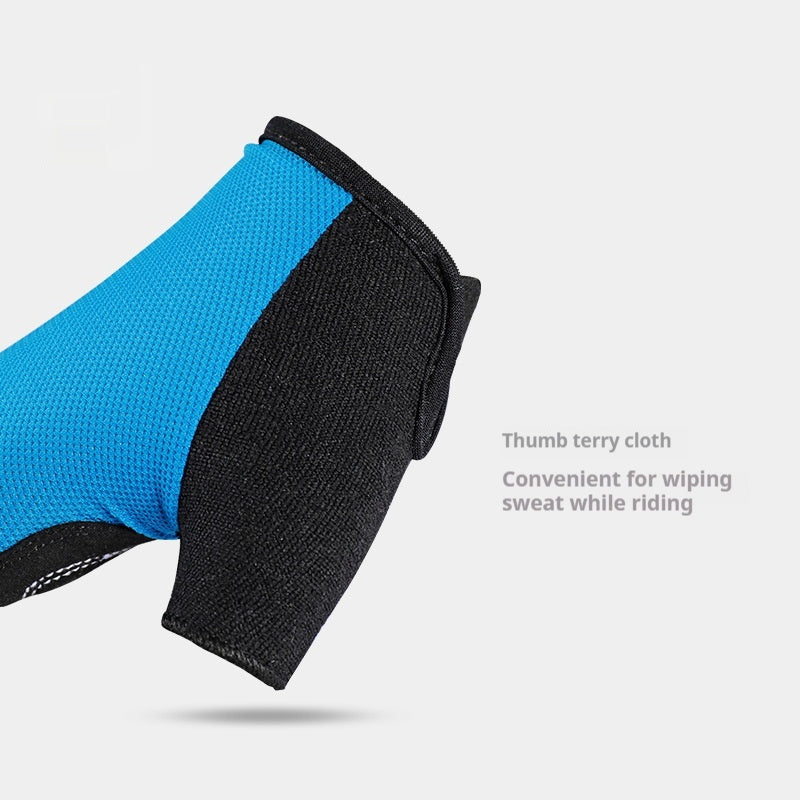 Gants Cyclisme Demi-Doigts Mixte - Antidérapants Sport