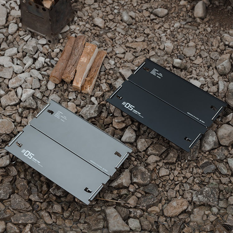 Mesa de camping plegable de aluminio: ligera y portátil