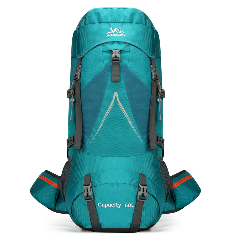 Sac à dos de randonnée en plein air, grande capacité, 60 L, en nylon, pour voyage, camping, randonnée - Camp de Base Farzen+