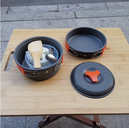 Batterie Cuisine Outdoor Duo Kit Camping 1-2 Personnes - Camp de Base Farzen+