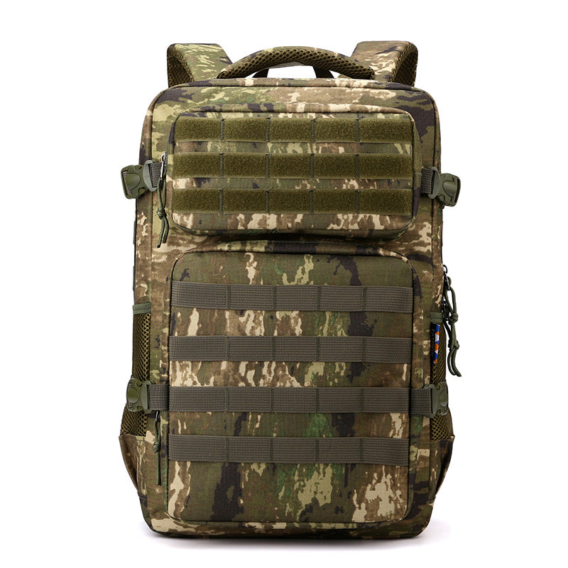 Sac à dos de randonnée multifonctionnel de grande capacité avec motif camouflage extérieur - Camp de Base Farzen+