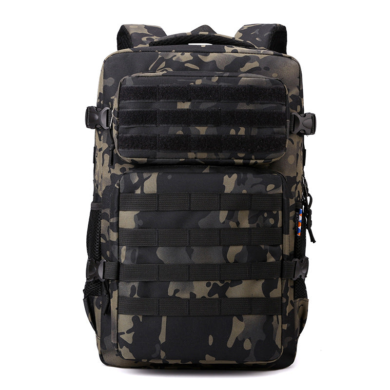 Sac à dos de randonnée multifonctionnel de grande capacité avec motif camouflage extérieur - Camp de Base Farzen+