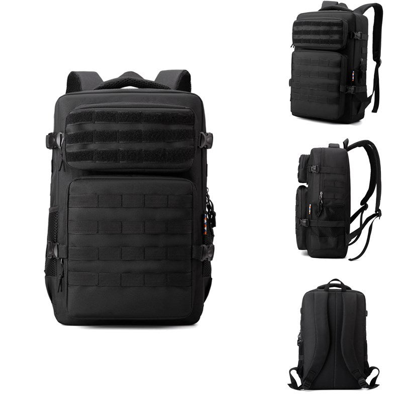 Sac à dos de randonnée multifonctionnel de grande capacité avec motif camouflage extérieur - Camp de Base Farzen+