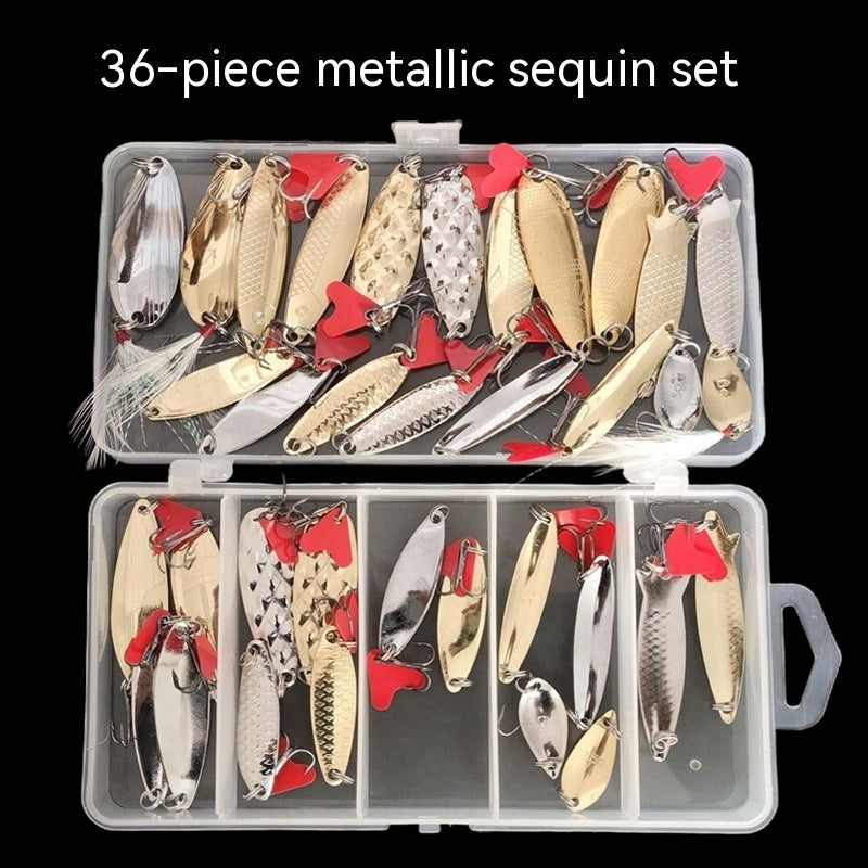 Kit de señuelos de lentejuelas de piña 21/11/36 - Pesca de metal
