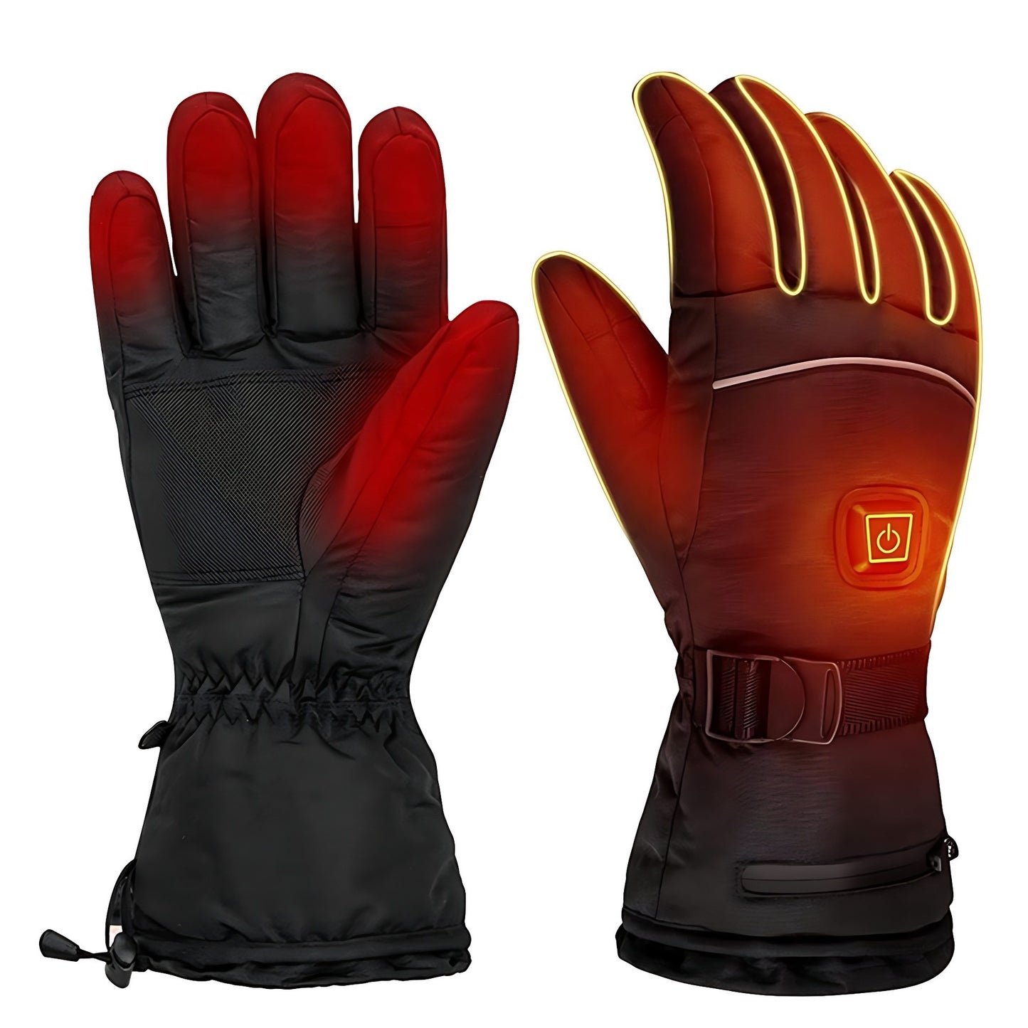 Winter Cycling Heated Gloves - Thick Thermal