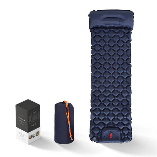 Matelas Gonflable Camping - Oreillers Intégrés 190x60cm Ultra-Léger