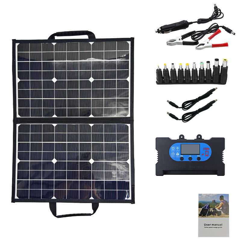 Panel solar portátil de 40 W - Cargador de camping plegable