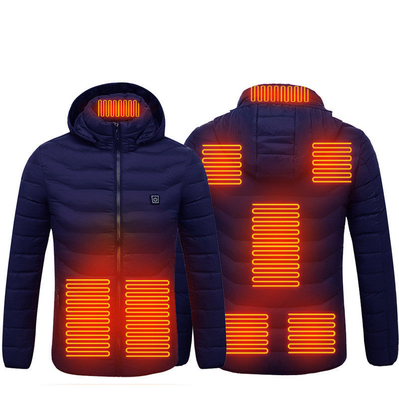 Chaqueta térmica de invierno para hombre con USB - Algodón térmico