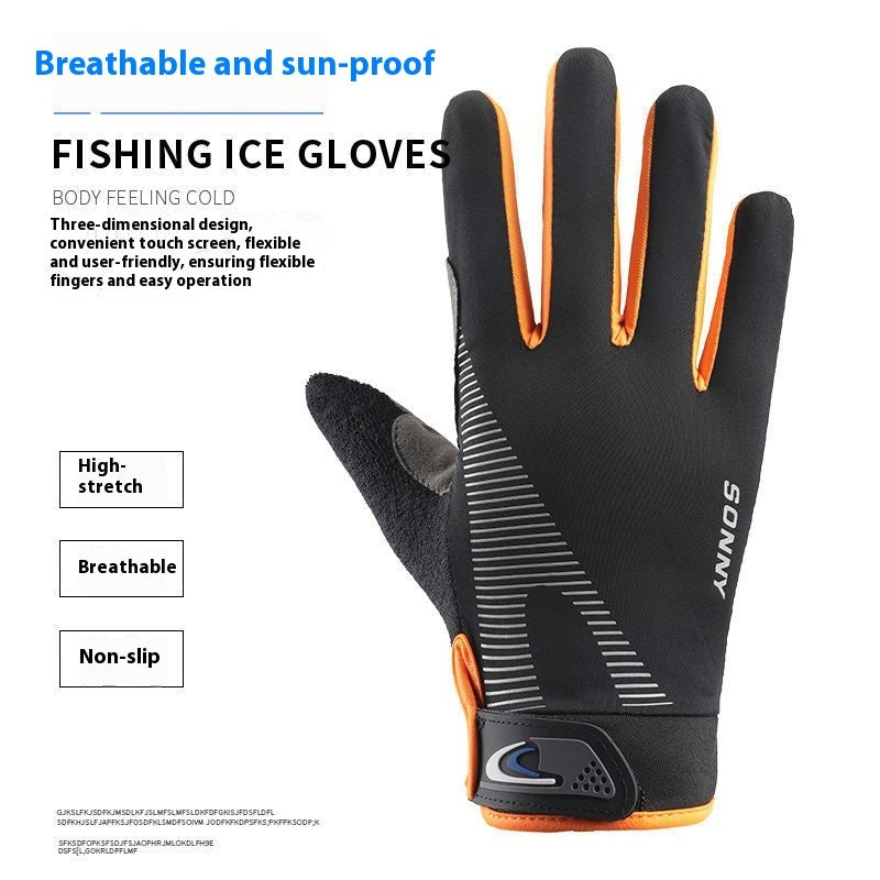 Nylon Cycling Gloves Sun Protection - Anti-Shock