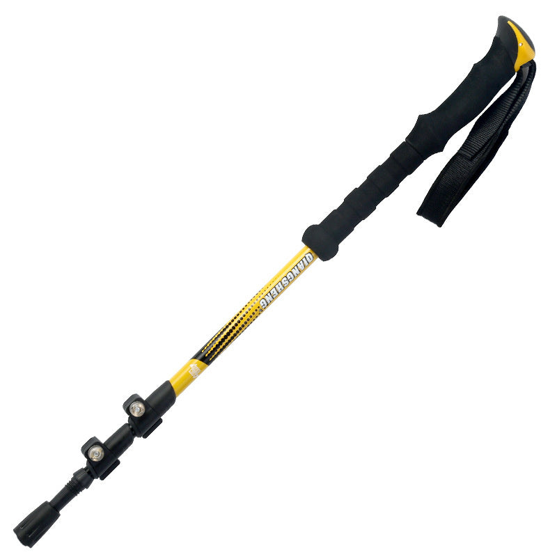 Bâton Randonnée Télescopique Poignée Droite - 271g Aluminium - Camp de Base Farzen+