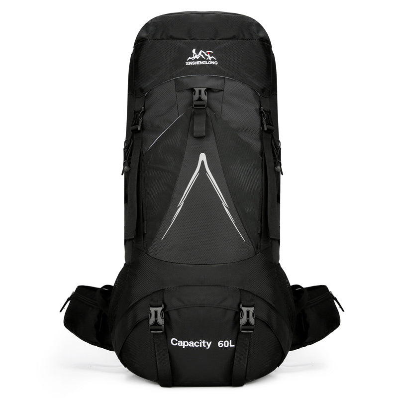 Sac à dos de randonnée en plein air, grande capacité, 60 L, en nylon, pour voyage, camping, randonnée - Camp de Base Farzen+