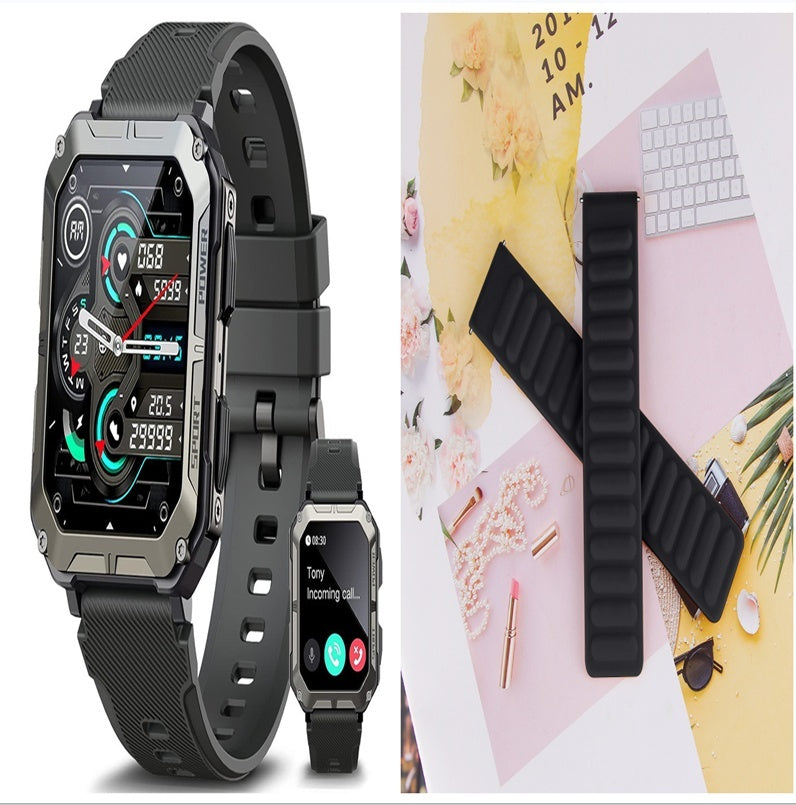 Montre Connectée Sport Bluetooth - Appels Outdoor - Camp de Base Farzen+