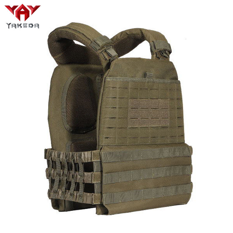 Gilet Survie Tactique Polyester 600D - 1,2kg - Camp de Base Farzen+