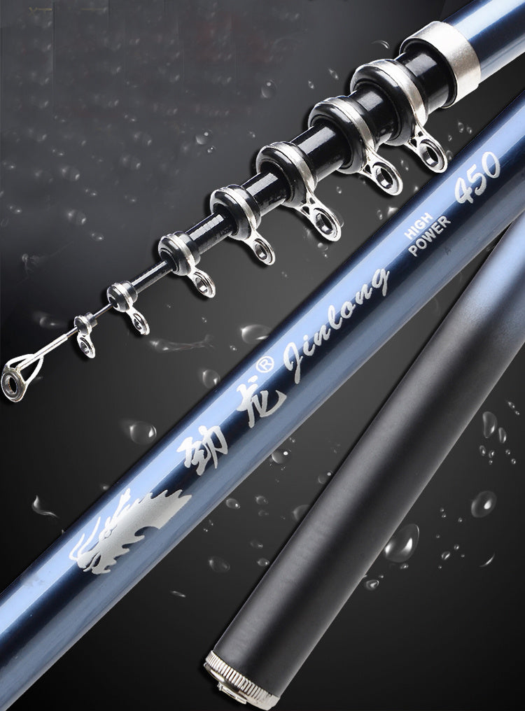 Carbon Rock Fishing Rod 2.7-5.4m - Sea River Versatile