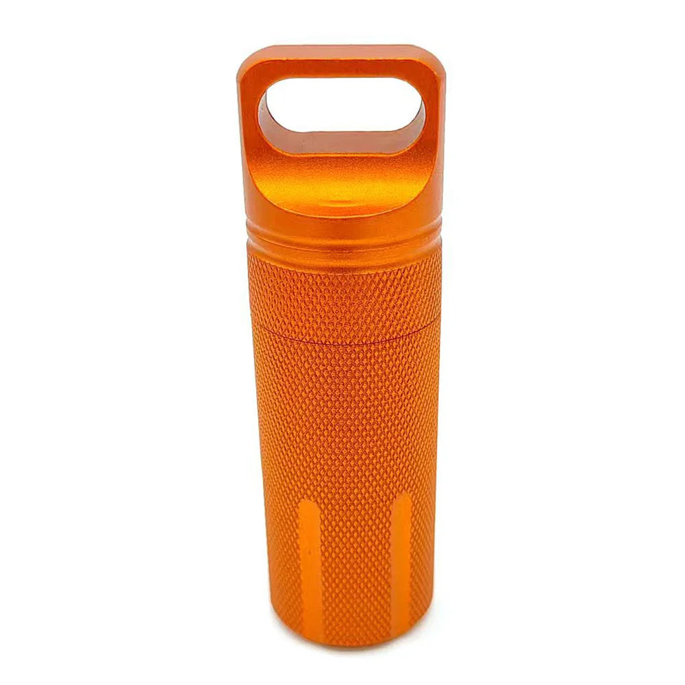 Capsule Survie Étanche - Conteneur Médicaments Outdoor - Camp de Base Farzen+