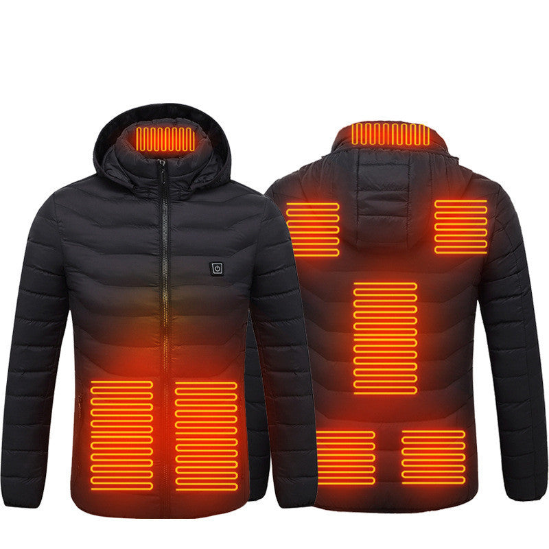 Chaqueta térmica de invierno para hombre con USB - Algodón térmico