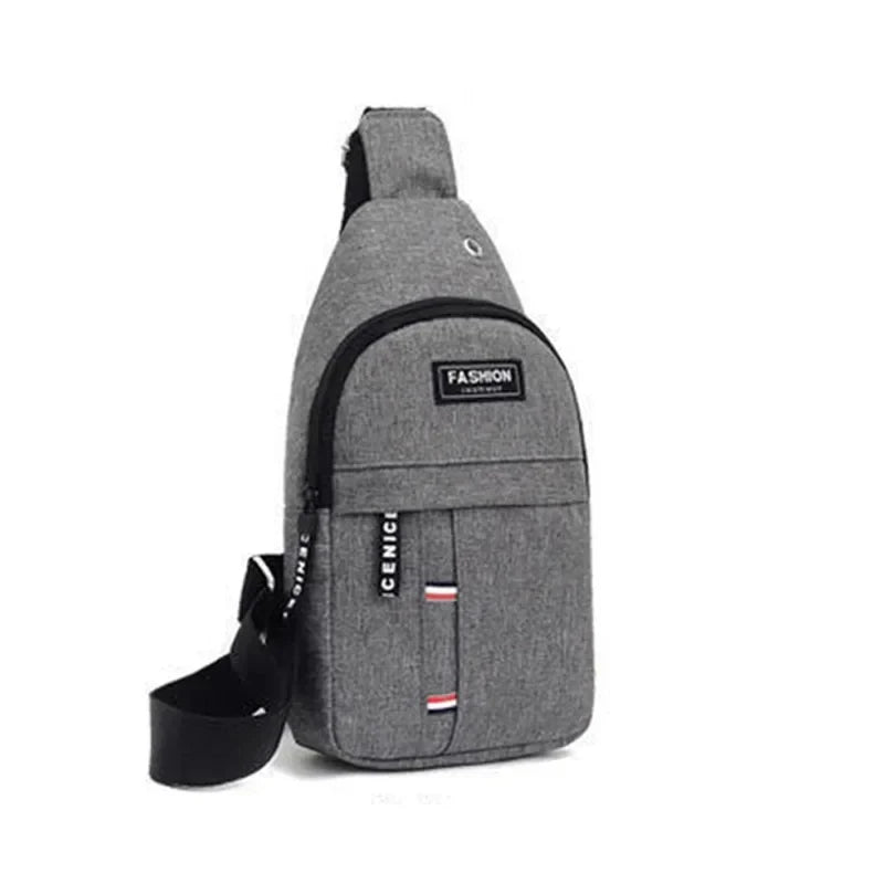 Bolso de hombro minimalista, ligero y de moda para hombre, bolso cruzado deportivo informal de gran capacidad