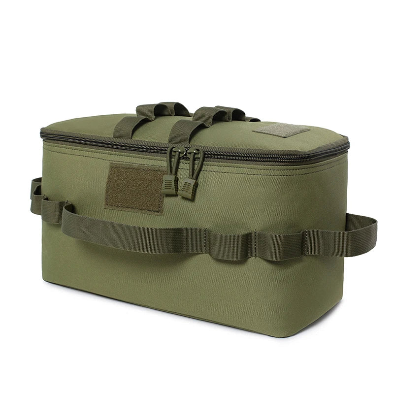 Bolsa de almacenamiento para acampar al aire libre, gran capacidad, para estufa de gas, bote, olla, bolsa de transporte, bolsa de picnic, organizador de utensilios de cocina