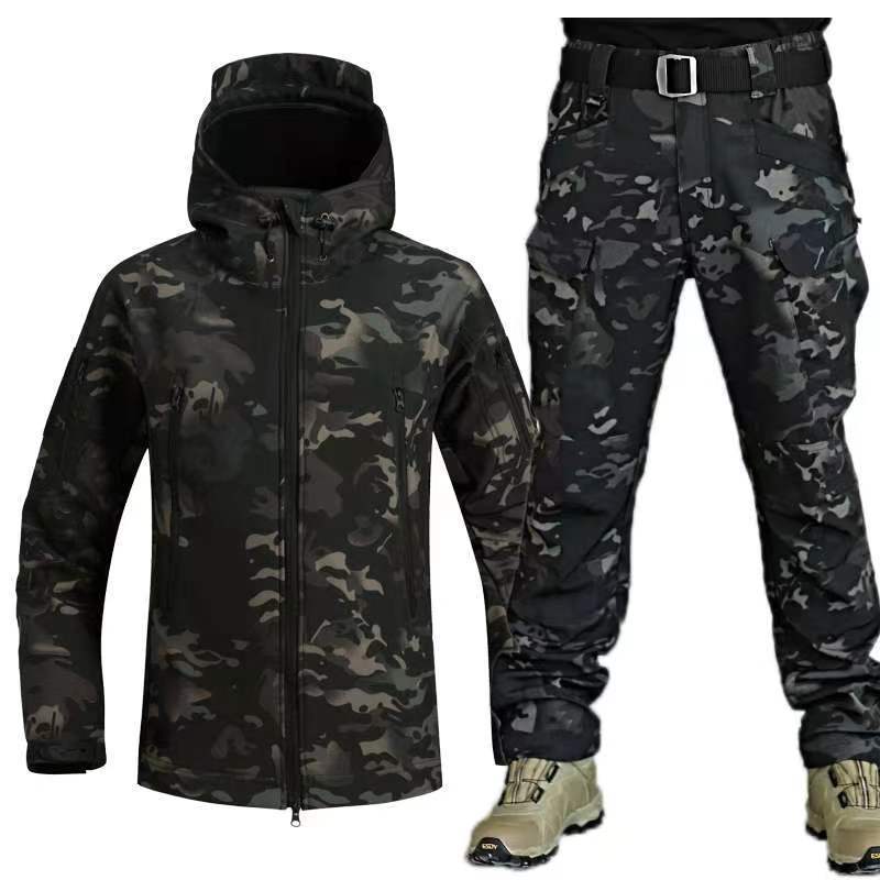 Tenue Camouflage Forces Spéciales - Entraînement Militaire Outdoor 1700g - Camp de Base Farzen+