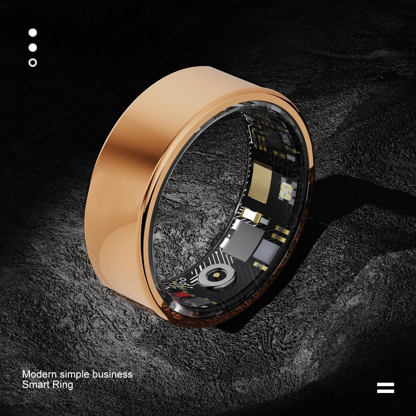 Bague Connectée Santé - Fitness Sommeil IP68 Bluetooth - Camp de Base Farzen+