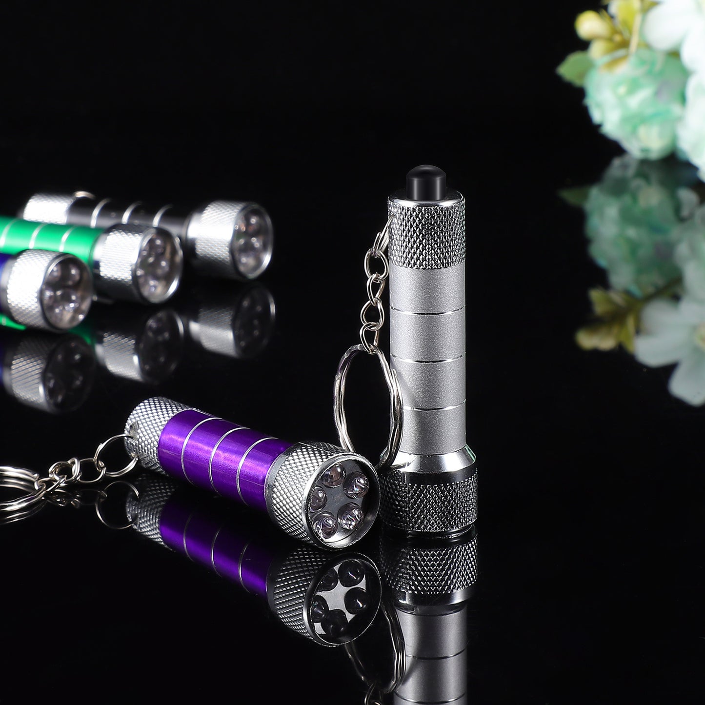 Mini Porte-Clés LED Urgence - Lampe Torche Aluminium Ultra-Légère