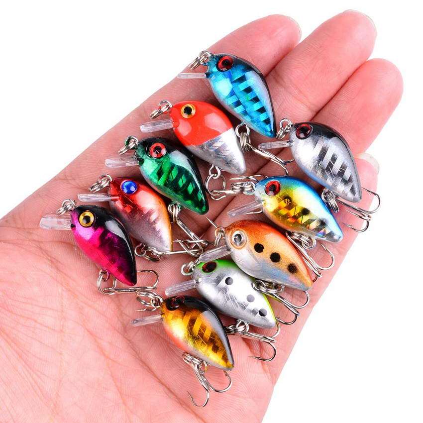 Mini pececillos flotantes x84 - Señuelos duros Predator
